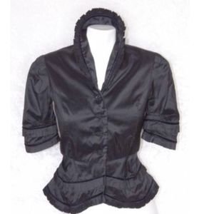 Jill Stuart Dupioni Silk Blazer Small